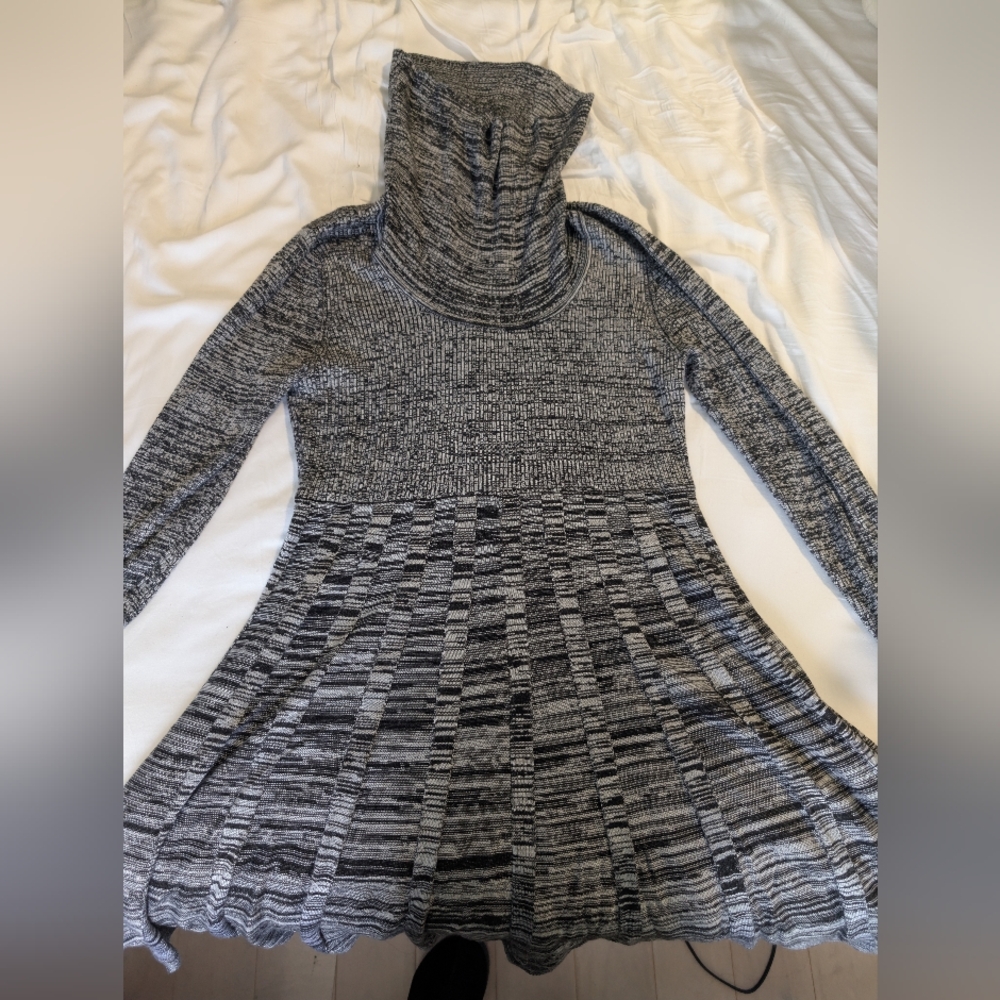 Calvin Klein Gray Knit Dress